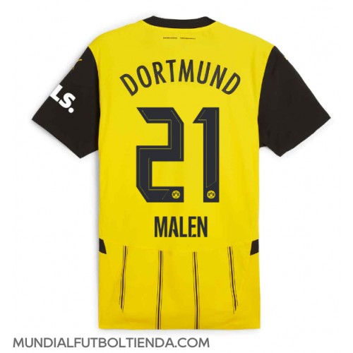 Camiseta Borussia Dortmund Donyell Malen #21 Primera Equipación Replica 2024-25 mangas cortas